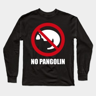 NO PANGOLIN - Anti series - Nasty smelly foods - 25A Long Sleeve T-Shirt